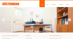 Desktop Screenshot of praxis-dr-kuestermann.de