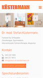 Mobile Screenshot of praxis-dr-kuestermann.de